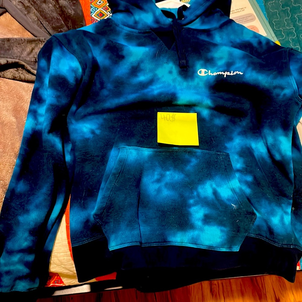 Blue champion sweater
